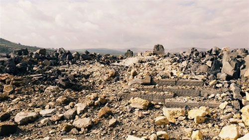 Templo de Ain Darah Siria denuncia agresión turca contra sitios arqueológicos en Afrin
